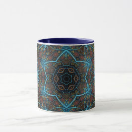 Mug Mandala Rosette Boho Bohemian Style Dandy Motif