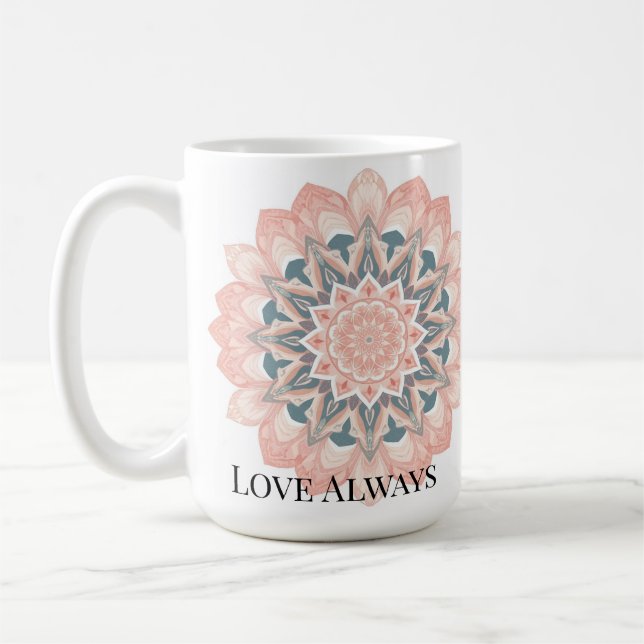 Mug Mandala Wall Clock - Art Arabesque (Gauche)