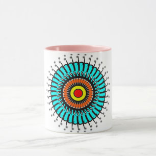 Mug Mandala Zen Turquoise