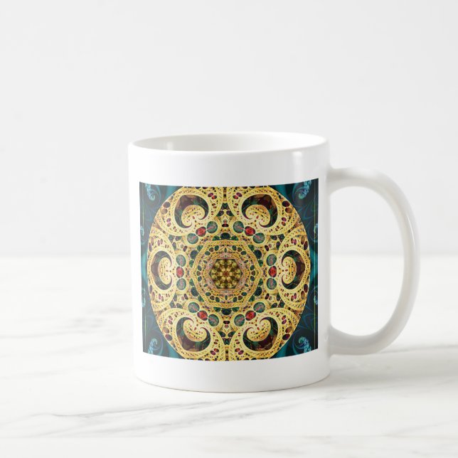 Mug Mandalas du coeur de la liberté 22 cadeaux (Droite)