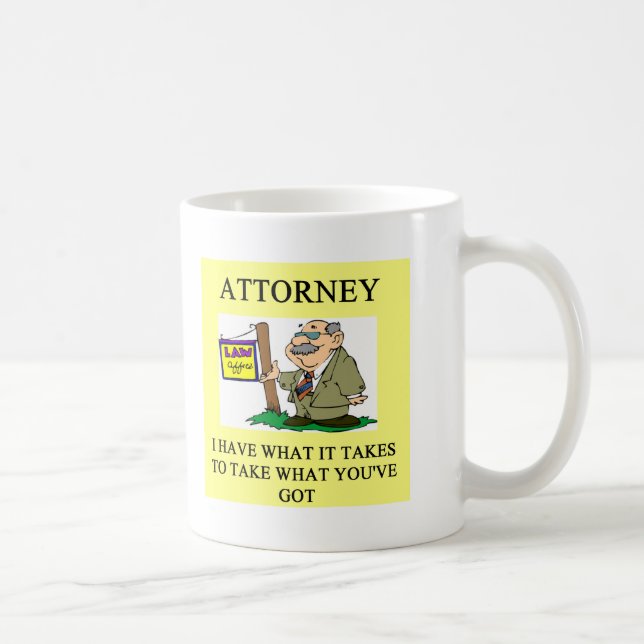 Mug mandataires et plaisanterie d'avocats (Droite)