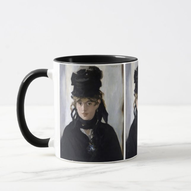 Mug Manet - Berthe Morisot with a bouquet of violets (Gauche)