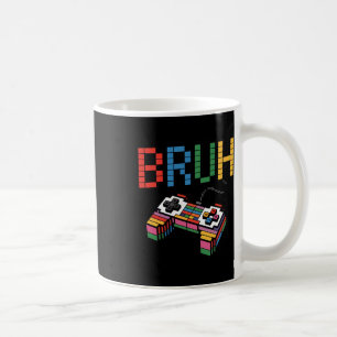 Mug Manette de gamer bloc de pixels mdr drôle style ré