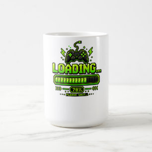 Mug Manette de jeu en pixel art néon