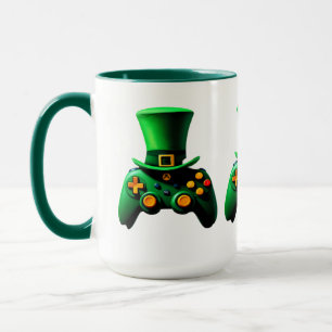 Mug Manette de jeu vidéo pour garçons irlandais jouant