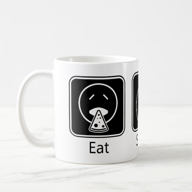 Mug Mange, Dors, Jeu (Gauche)