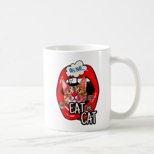 Mug Mange le chat !