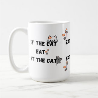 Mug Mange le chat drôle