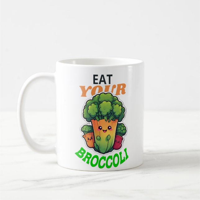 Mug Mange ton brocoli (Gauche)