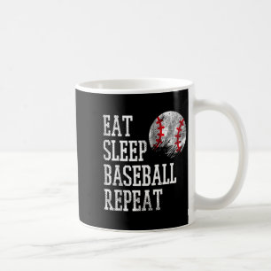 Mug Manger Dormir Baseball Répéter Entraîneur Équipe J