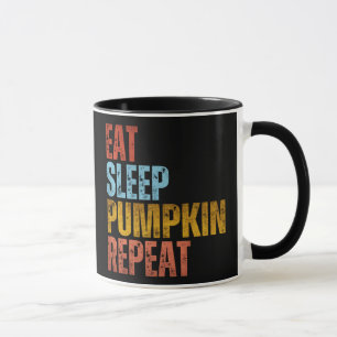MUG MANGER DORMIR CITROUILLE RÉPÉTER