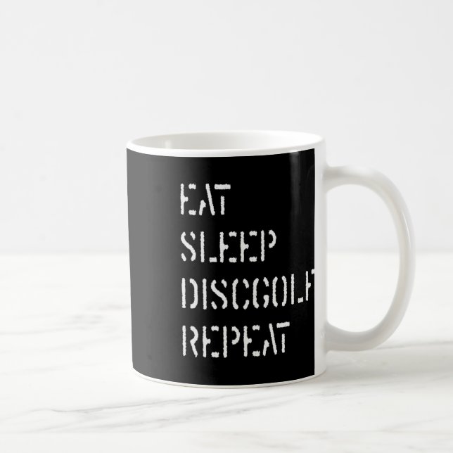 Mug Manger Dormir Disc Golf Répéter _1  (Droite)