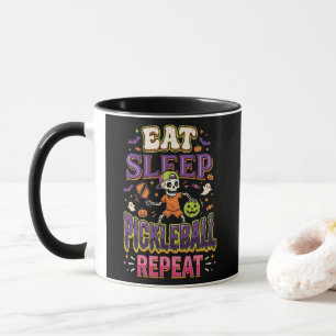 Mug Manger Dormir Pickleball Répéter Pickleball