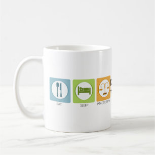 Mug Manger dormir, pratiquer le droit