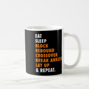 Mug Manger Dormir Sketll Répéter Cadeau Drôle Pour Jou