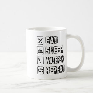 Mug Manger Dormir Ski Nautique Répéter Ski Nautique Sk