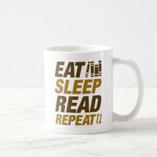Mug Manger le sommeil Lire la répétition