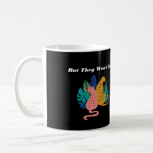 Mug Manger le visage léopards (Gauche)