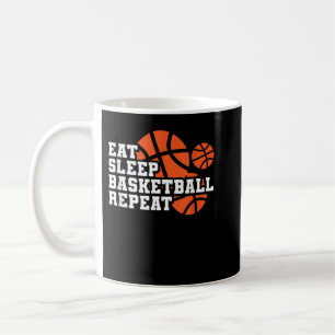 Mug Manger Sleep Basketball Répéter Lecteur T-Sh