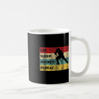 Mug Manger Sommeil Hockey Répéter Conception De Joueur