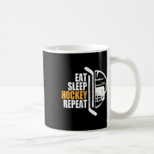 Mug Manger Sommeil Hockey Répéter Noël Pour Adolescent