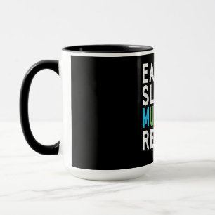 Mug Mangez des comédies musicales du sommeil Répéter,