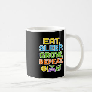 Mug Mangez Dormir Croissance Répétez La Routine De Jeu