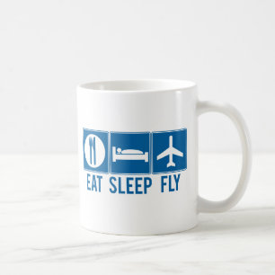 Mug Mangez la mouche de sommeil