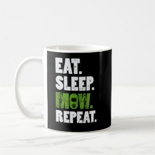 Mug Mangez la vache du sommeil Répétez la coupe de l