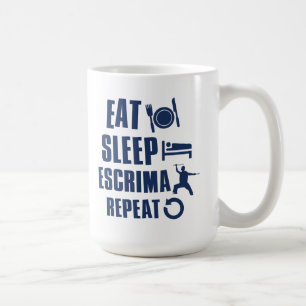 Mug Mangez l'escrima de sommeil