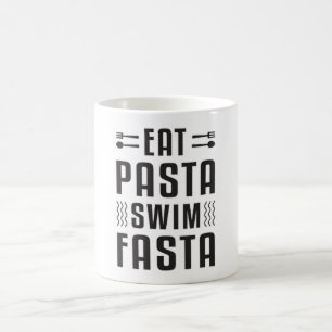 Mug Mangez Pasta nager Fasta nager nager nager piscine