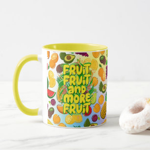Mug Mangez plus de fruits   yoga alimentaire sain moti