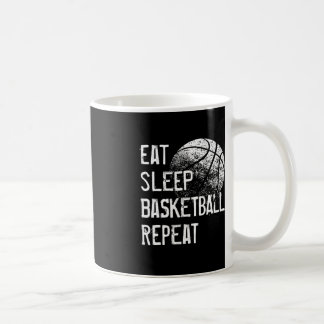 Mug Mangez Sleep Basketball Répétition pour Hommes Fem