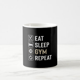 Mug Mangez Sleep Gym Répétez Parfait Pour Les Amateu