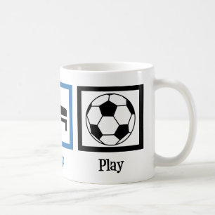 Mug Mangez Sleep Jouer Soccer