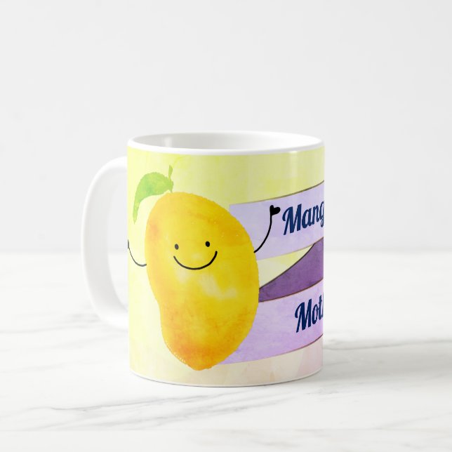 Mug Mango Pun positif - Mangonificent Mother (Devant gauche)