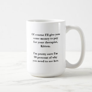 Mug Mangue inappropriée pour le papa-thérapeute (grand