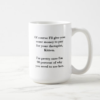 Mug Mangue inappropriée pour le papa-thérapeute (grand
