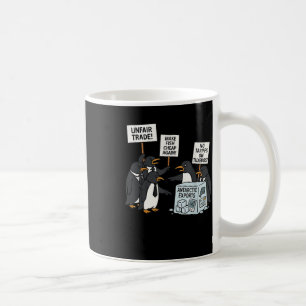 Mug Manifestation de pingouins contre les tarifs douan