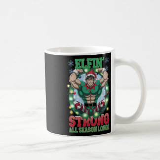 Mug Manifestation Elf de Noël Elfin' Strong Toute la s