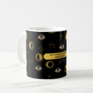 Mug Manifestation Soleil céleste & Lune Zodiaque Oeil