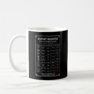 Mug Manifeste d'expédition d'Innsmouth Mer profonde Vi