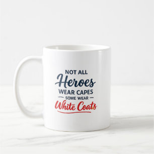 Mug Manteau blanc de héros de docteur personnalisé