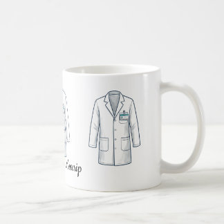 Mug Manteau blanc de médecin avec badge d'identificati