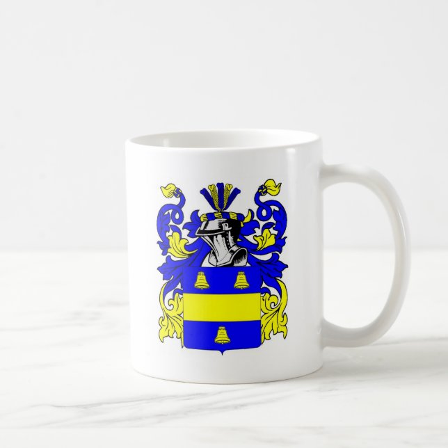 Mug Manteau de Bell des bras (anglais) (Droite)