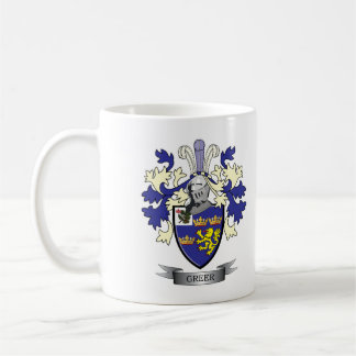 Mug Manteau de crête de famille de Greer des bras
