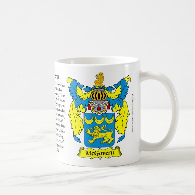 Mug Manteau de famille de McGovern des bras (Droite)