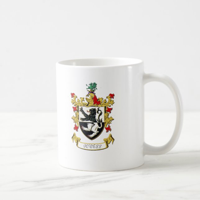 Mug Manteau de famille de Powell des bras (Droite)