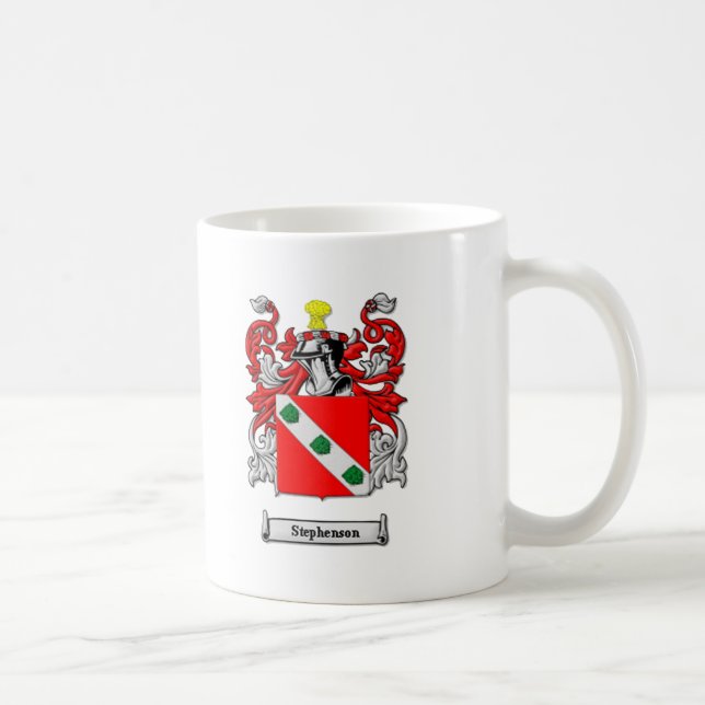 Mug Manteau de famille de Stephenson des bras (Droite)