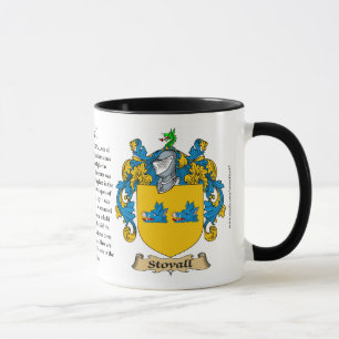 Mug Manteau de famille de Stovall des bras